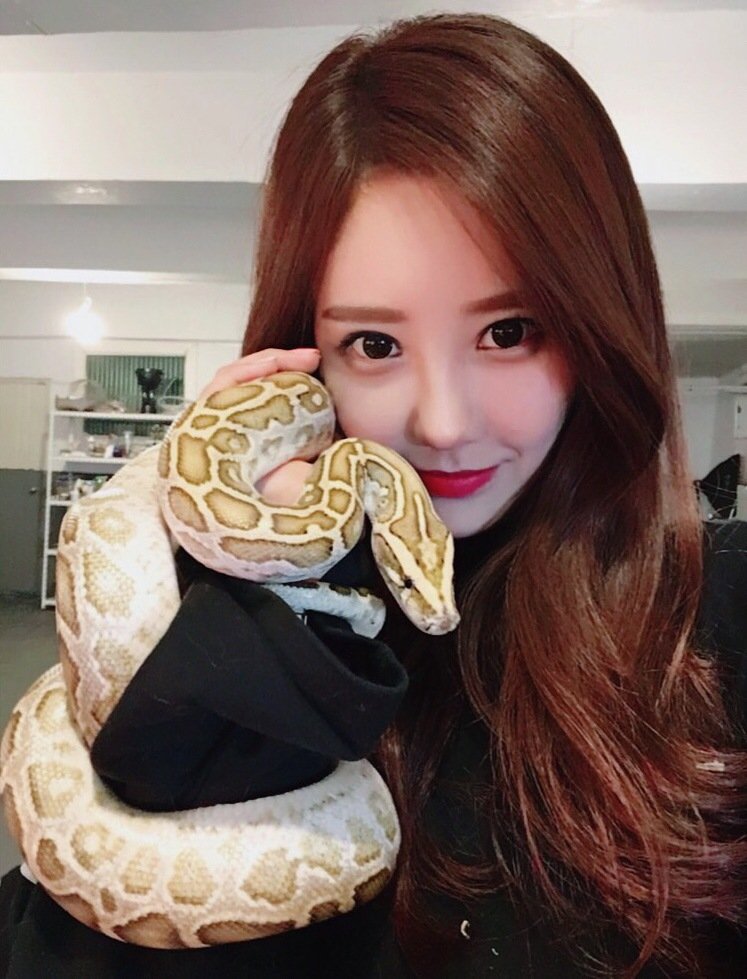 Nữ diễn viên xinh đẹp thích sưu tầm nhiều loài rắn và thằn lằn khác nhau và cô không ngần ngại chia sẻ các bức hình chụp cùng chúng lên trang Instagram cá nhân.