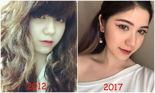 An Japan của năm 2012 và 2017 mang thần thái hoàn toàn khác nhau. Chỉ sau 5 năm, từ một cô nàng tóc xù 