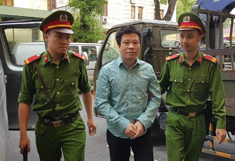 Bị cáo Hà Văn Thắm tại phiên xử sơ thẩm