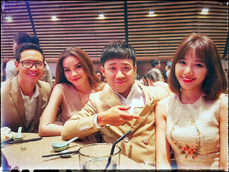 Trấn Thành cùng vợ hẹn hò cùng Kim Lý và Hồ Ngọc Hà mở đầu cho tin tức giải trí Việt