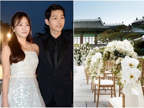 Hé lộ khung cảnh lễ cưới đẹp như mơ của Song Joong Ki - Song Hye Kyo