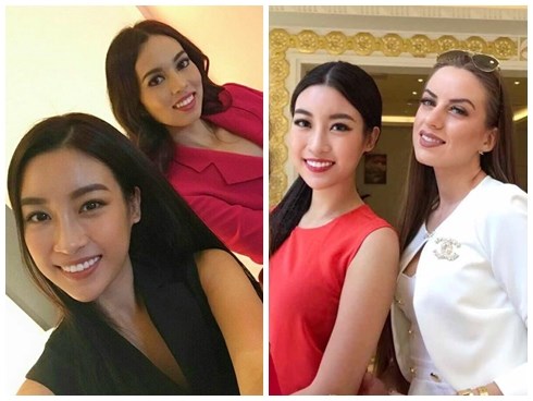 Hoa hậu Đỗ Mỹ Linh đẹp rạng rỡ bên các thí sinh Miss World 2017