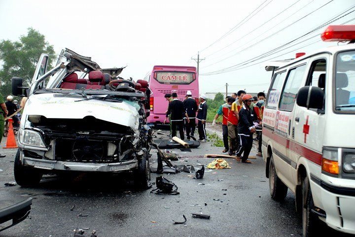 Vụ tai nạn thương tâm khiến 6 người tử vong. Ảnh: CTV 
