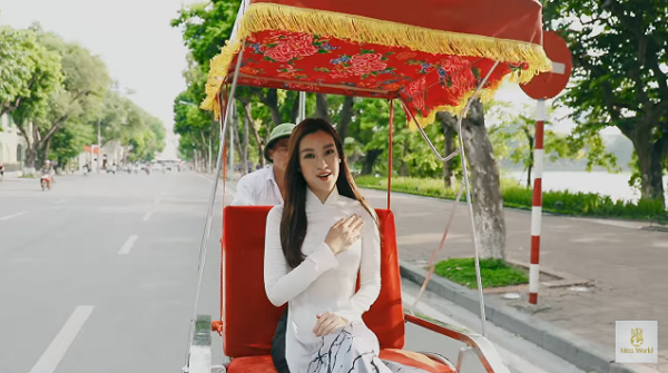 Rất nhiều cảnh đẹp của thủ đô xuất hiện trong clip giới thiệu của đại diện Việt Nam.