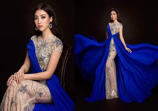 Hoa hậu Mỹ Linh catwalk chuyên nghiệp tại Miss World 2017