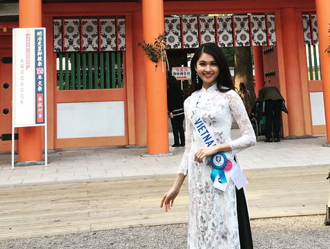 Thùy Dung được bình chọn vào top 15 Miss International 2017