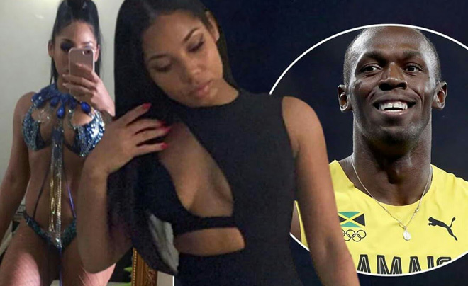 Tay chơi Usain Bolt: Trốn bạn gái &quot;bay đêm&quot; cùng 2 mỹ nhân lạ mặt