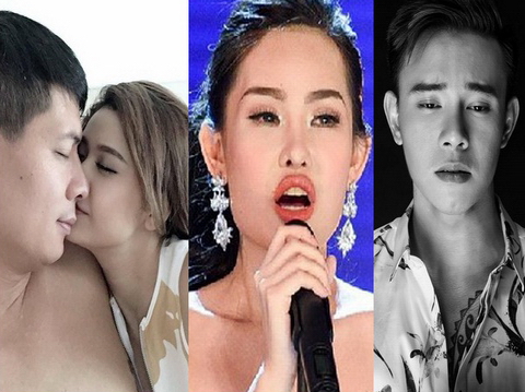 Ảnh nóng, bờ môi hoa hậu và ca sĩ bị chủ nợ chém gây chấn động showbiz Việt