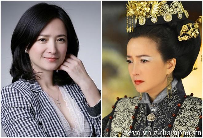 Hà Tình hóa thân thành Tôn Thái hậu trong bộ phim Nữ y Minh phi truyện.