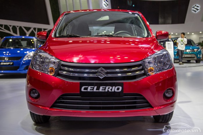 Giá dự kiến của Suzuki Celerio là 299 triệu đồng cho phiên bản số sàn và 340 triệu đồng cho bản số tự động.