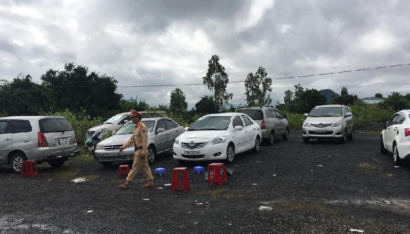 Cơ quan chức năng thu giữ gần 30 chiếc ô tô đến từ các tỉnh Bình Định, Khánh Hòa, Đắk Lắk, Đắk Nông, Vĩnh Long