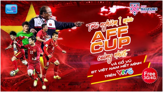Xem trực tiếp đội tuyển Việt Nam tranh tài tại AFF Cup 2018 trên MobileTV