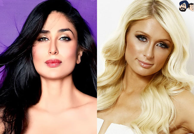 Người thừa kế khách sạn Paris Hilton cũng có nét tương đồng kỳ lạ với một diva quyền lực Bollywood - đó là nữ diễn viên Kareena Kapoor. Hai cô nàng đều xuất thân từ những gia đình tiếng tăm và giàu có, ngoài ra, họ còn sở hữu cặp môi lẹm khá giống nhau.