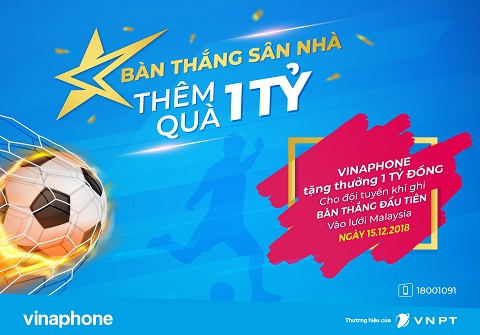 VinaPhone &quot;tăng nhiệt&quot; cho trận Chung kết lượt về AFF Cup 2018