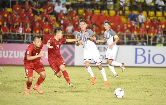 Tuyển Việt Nam chỉ cần kết quả hòa là đủ giành quyền vào chung kết AFF Cup.Ảnh: AFF
