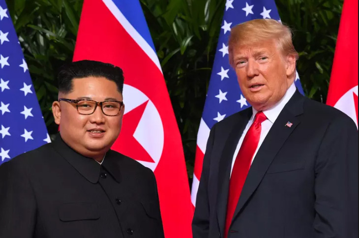 Chủ tịch Triều Tiên Kim Jong-un và Tổng thống Mỹ Donald Trump