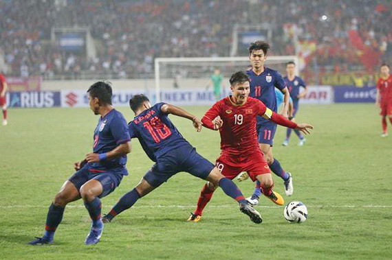 Bóng đá Thái Lan đang bị Việt Nam vượt mặt ở khu vực và châu lục. Ảnh: Vietnamnet