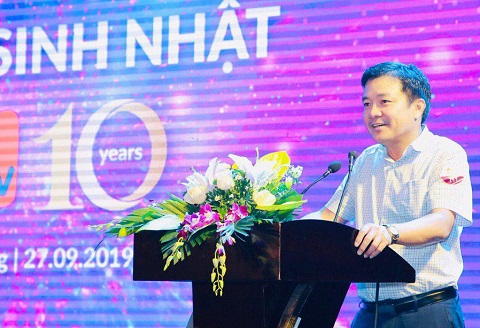 Phó Tổng Giám đốc VNPT, Chủ tịch VNPT-Media Huỳnh Quang Liêm phát biểu tại Gala