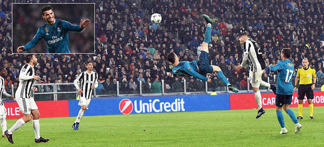 Ronaldo có siêu phẩm để đời vào lưới Juventus trước khi gia nhập Lão phu nhân vài tháng sau đó