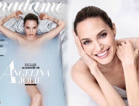 Angelina Jolie khỏa thân ở tuổi 43 trên bìa tạp chí