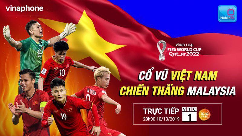 Trực tiếp vòng loại World Cup 2022 Việt Nam - Malaysia: Xem miễn phí 3G/4G trên MobileTV